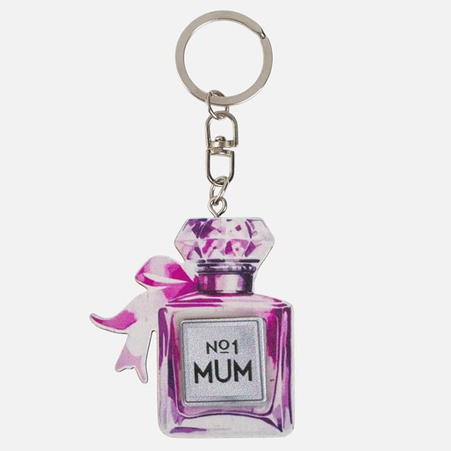 Breloc No. 1 Mum roz mov în formă de parfum [3]