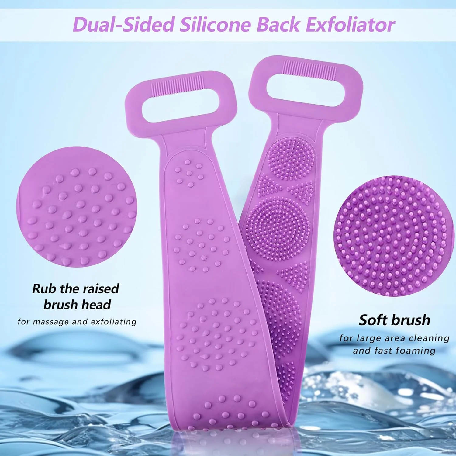 Burete Exfoliant din Silicon pentru Duș – Curățare Profundă Piele [17]