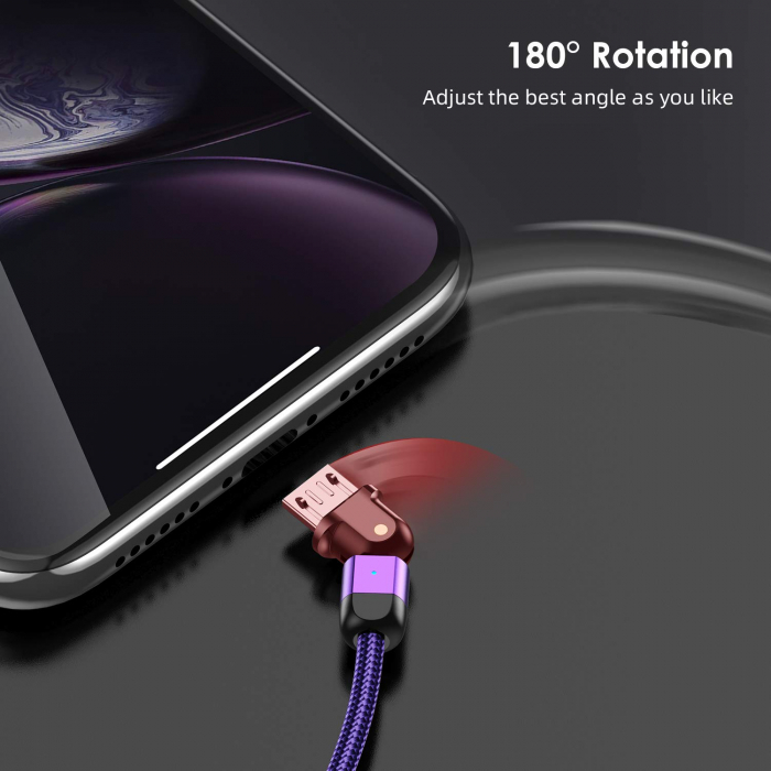 Cablu USB Tip C Negru - Încărcare Rapidă 50 cm CBD CORAL BEST DEALS [3]