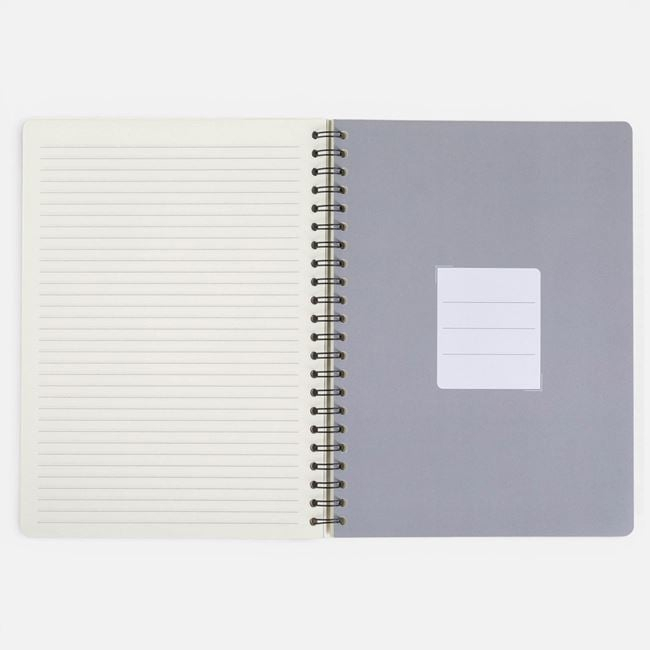 Caiet A4 cu Spirală Copertă Lila Fluturi & 3 Materii – 96 File [2]