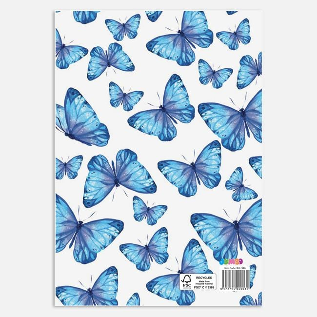 Caiet A5 de Matematică cu Copertă Bleu Fluturi – 60 File [2]