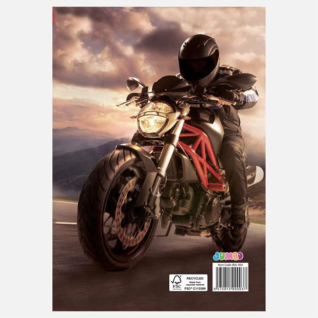 Caiet A5 Dictando Copertă cu Model Motocicleta 60 File [3]