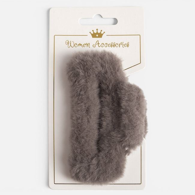 Clama Păr Pufoasa Bej 9cm [3]