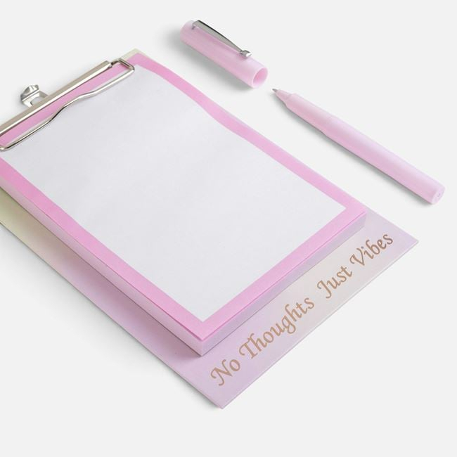Clipboard A5 Rainbow cu Folie Aurie si Pix – 100 File [3]