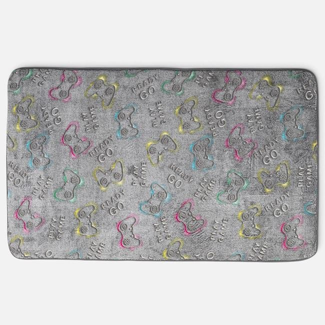 Covoraș Fosforescent Gaming cu Controllere, 120x70 cm [2]