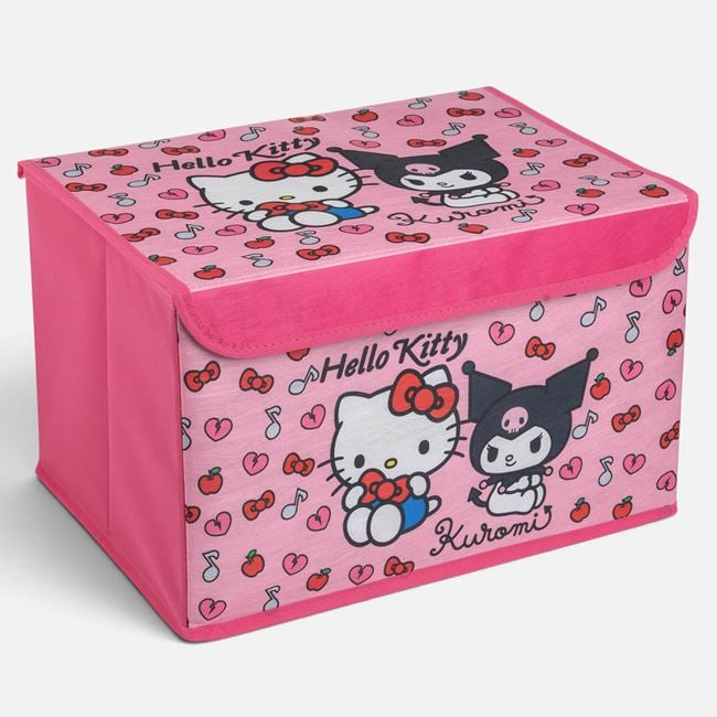 Cutie depozitare Kuromi roz cu capac, 40x30x25 cm [2]