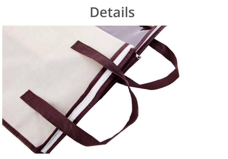 Cutie Textila, pentru Depozitarea si Transportul Hainelor si a Materialelor Textile cu Maner, 46 x 47 x 30 cm, CBD CORAL BEST DEALS Maro 47 cm [8]