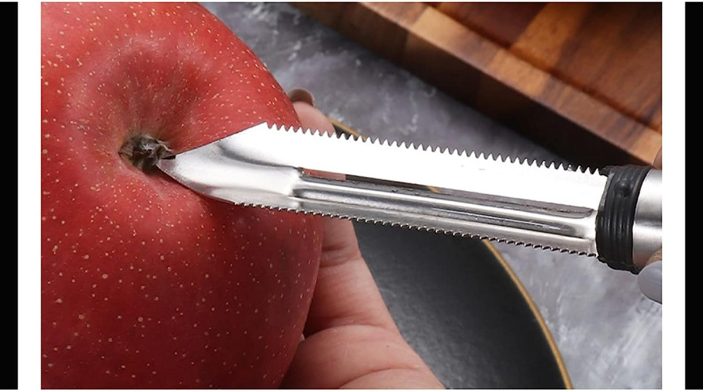 Dispozitiv Peeler, Profesional pentru Taiat, Decojit si Curatat Legume, cu 3 Frunctii, Multifunctional, Argintiu, CBD CORAL BEST DEALS Argintiu [4]