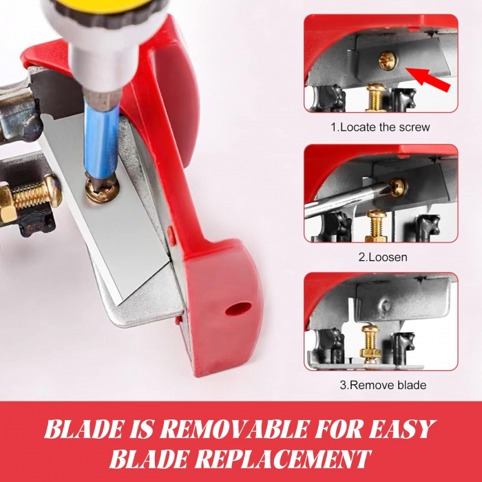 Dispozitiv Pentru Dezizolare Cabluri Electrice, cu 14 Dimensiuni, Universal, 4 Lame de Rezerva, CBD CORAL BEST DEALS [8]