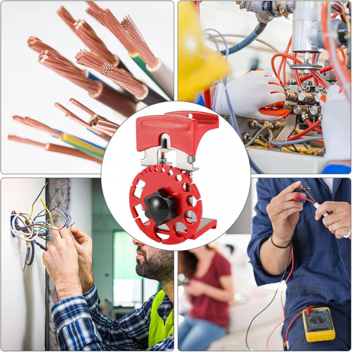 Dispozitiv Pentru Dezizolare Cabluri Electrice, cu 14 Dimensiuni, Universal, 4 Lame de Rezerva, CBD CORAL BEST DEALS [9]