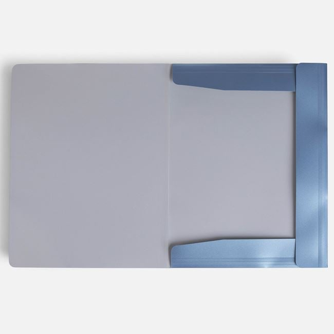 Dosar Fancy Albastru Metalizat cu Elastic 23,5x32cm [3]