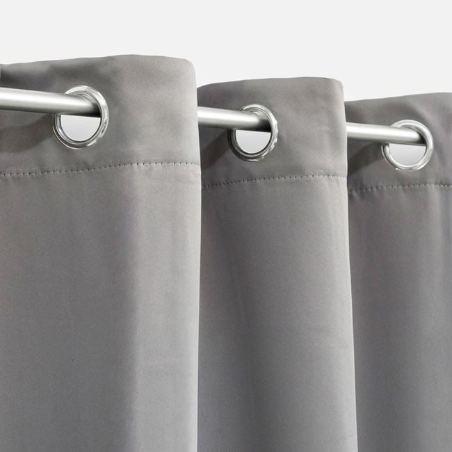 Draperie Gri cu Inele 140x140 cm [2]