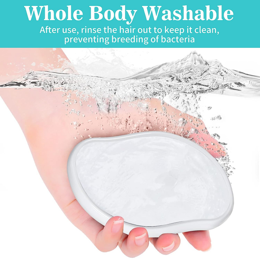 Epilator Nano Glass Reutilizabil pentru Exfoliere și Epilare , Epilator unisex alb fără durere cu cristale Nano Glass [5]