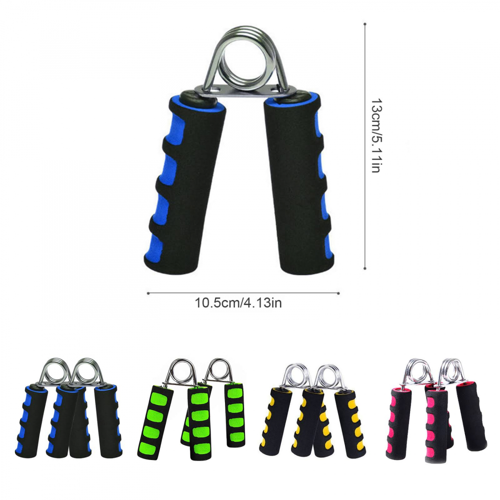 Flexor pentru Tonifiere si Intretinere Muschi Antebrat cu Arc Rezistent din Otel Premium, 135 Kg, Set 2 Bucati, Negru, CBD CORAL BEST DEALS Negru 9.1 cm [4]