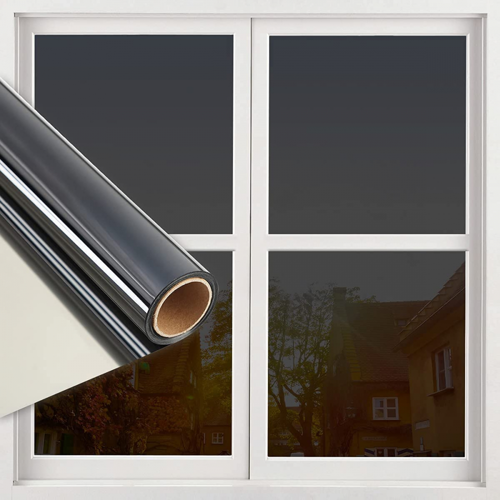 folie autoadezivă geam, protecție solară UV, folie geam efect oglindă, folie neagră pentru geam, folie geam 200x70 cm, folie intimitate geam, folie geam protecție UV, folie geam autoadezivă neagră, folie fereastră oglindă, folie geam calitate premium [23]