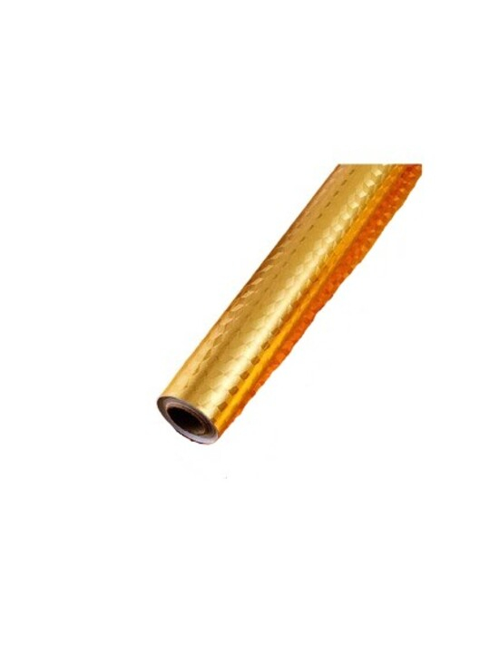 Folie Dcorativa, pentru Protectie Pereti si Mobila de Bucatarie, 40 x 200cm, Model 3D, Auriu, Galben, CBD CORAL BEST DEALS Auriu metalizat 40 cm [1]