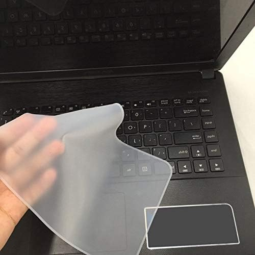 Folie de Protectie din Silicon Transparent, pentru Tastatura Laptop, Reutilizabila, Dimensiune Universala, 13 x 31 cm, CBD CORAL BEST DEALS [14]