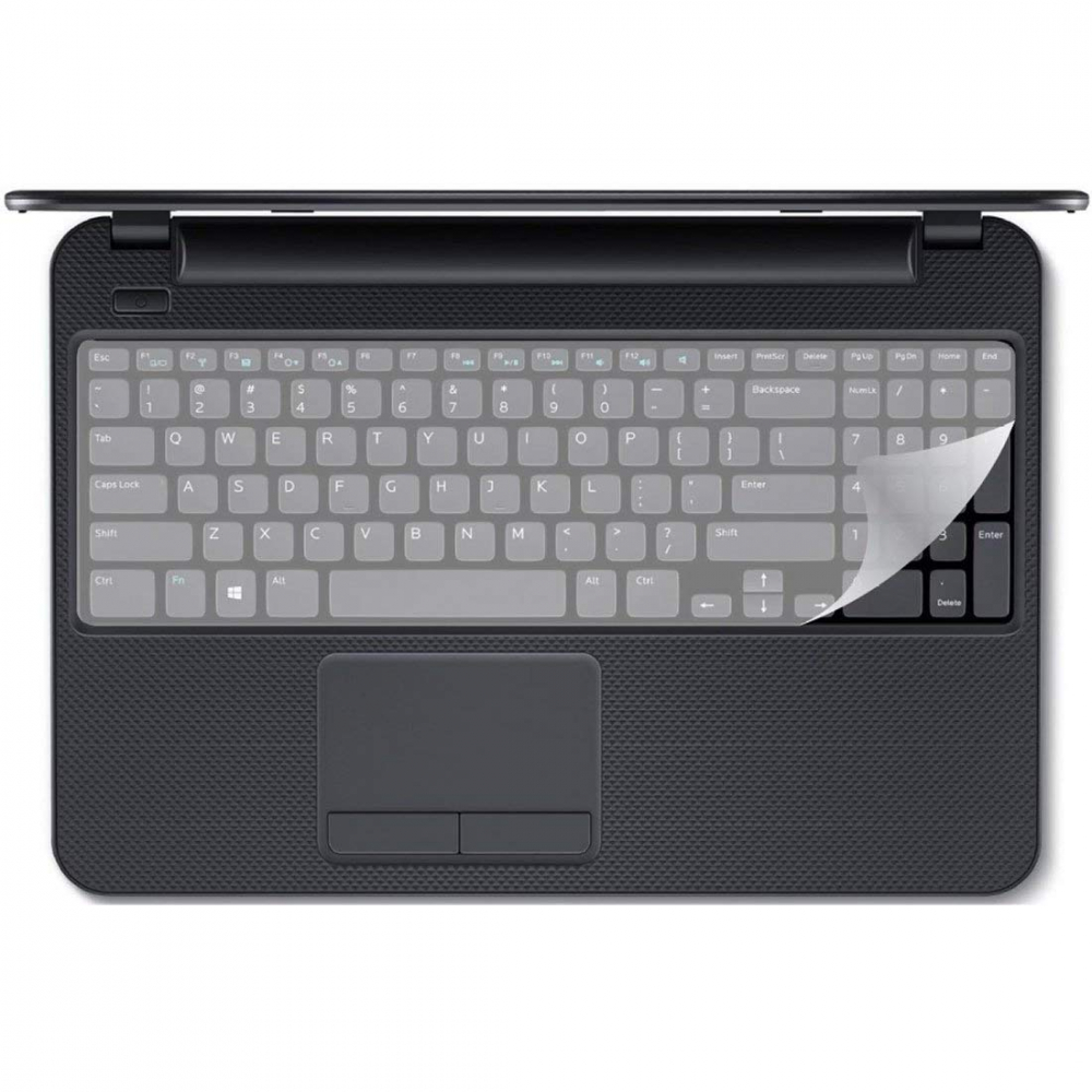 Folie de Protectie din Silicon Transparent, pentru Tastatura Laptop, Reutilizabila, Dimensiune Universala, 13 x 31 cm, CBD CORAL BEST DEALS [7]