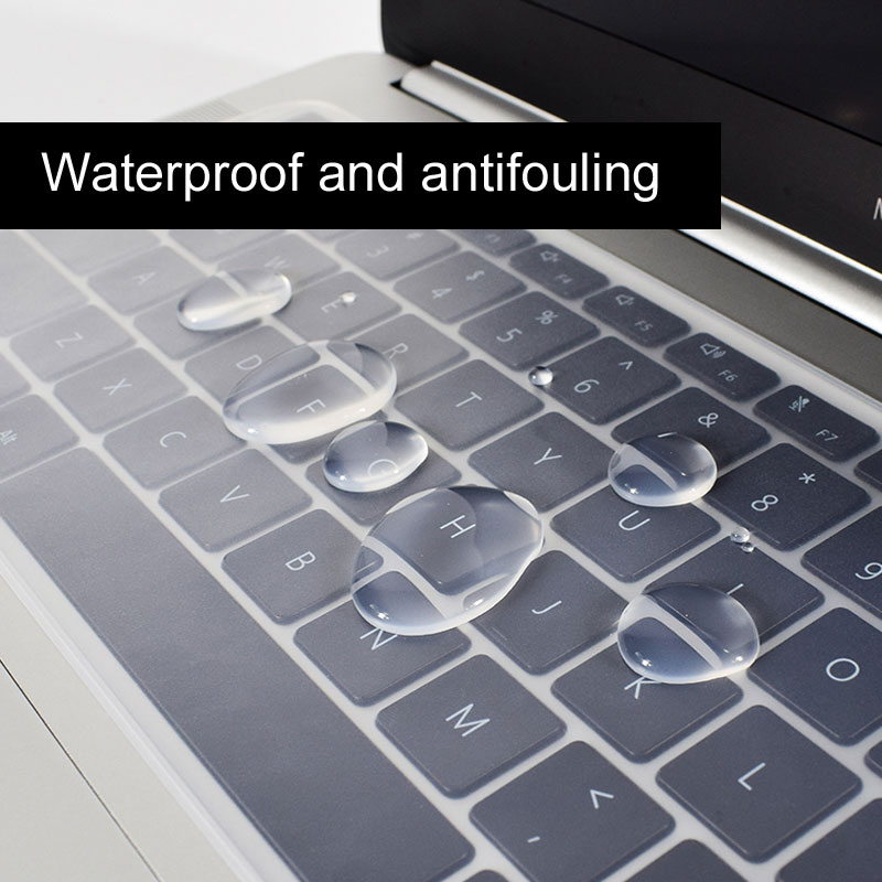 Folie de Protectie din Silicon Transparent, pentru Tastatura Laptop, Reutilizabila, Dimensiune Universala, 13 x 31 cm, CBD CORAL BEST DEALS [6]