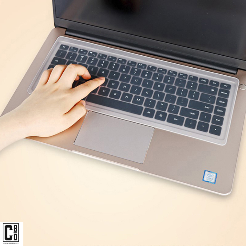Folie de Protectie pentru Tastatura Laptop, din Silicon Transparent, Reutilizabila, Dimensiune Universala, CBD CORAL BEST DEALS [8]