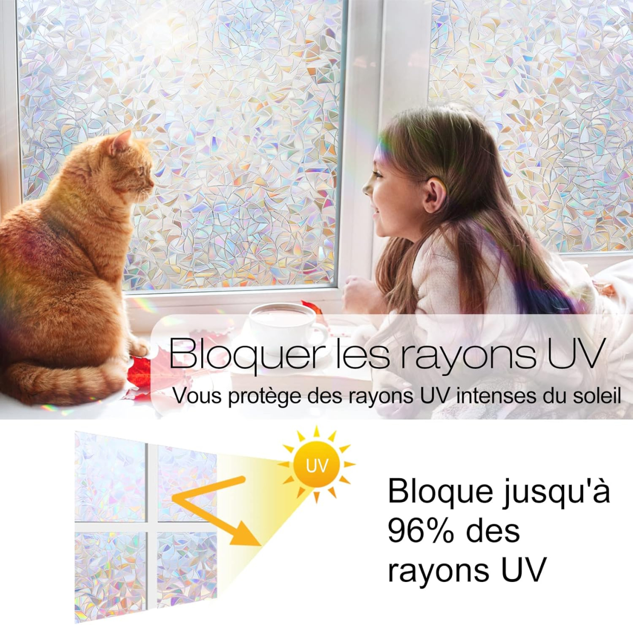 Folie geam privacy 200 x 60 cm, model Diamant, pentru casă și birou [3]