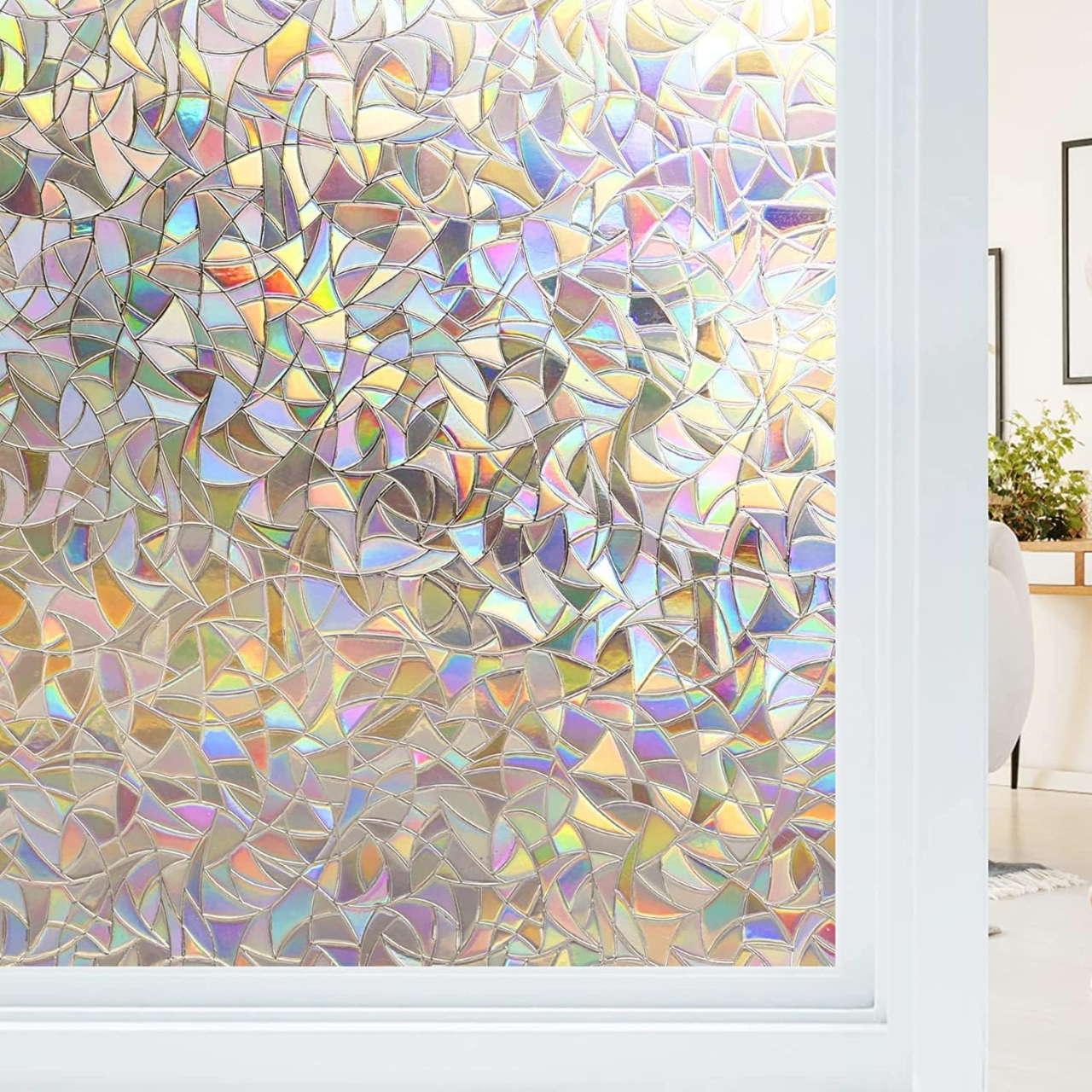 Folie geam privacy 200 x 60 cm, model Diamant, pentru casă și birou [6]