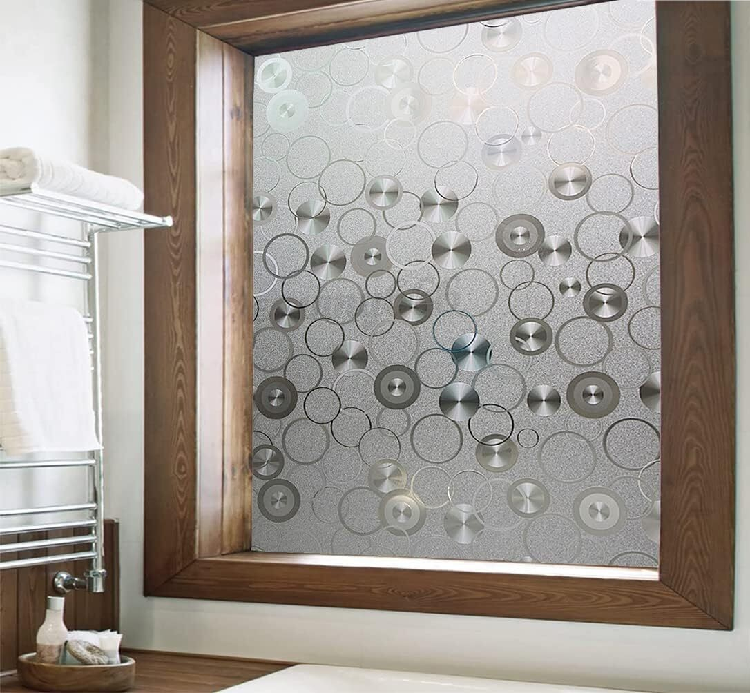 Folie geam privacy 200 x 60 cm, model Disc , pentru casă și birou [10]