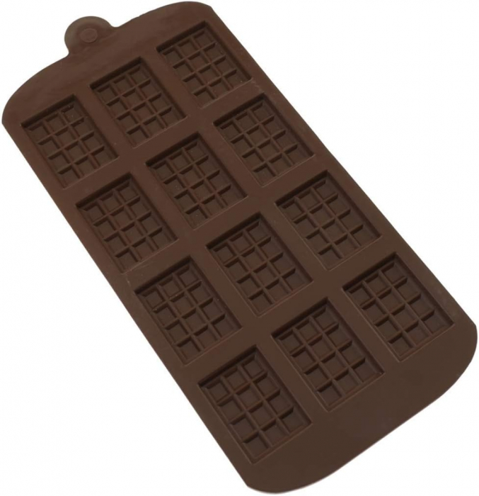 Forma din Silicon, Model Mini Ciocolate pentru Ciocolata de Casa, Bomboane, Jeleuri sau Cuburi de Gheata, CBD CORAL BEST DEALS [7]