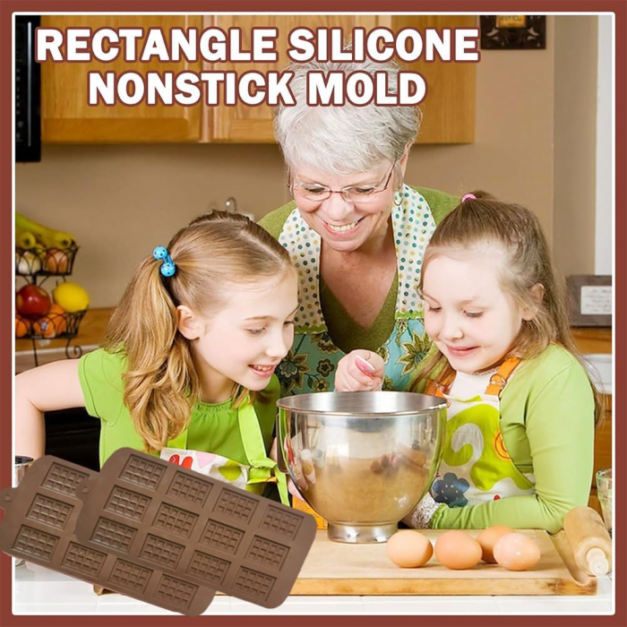 Forma din Silicon, Model Mini Ciocolate pentru Ciocolata de Casa, Bomboane, Jeleuri sau Cuburi de Gheata, CBD CORAL BEST DEALS [2]