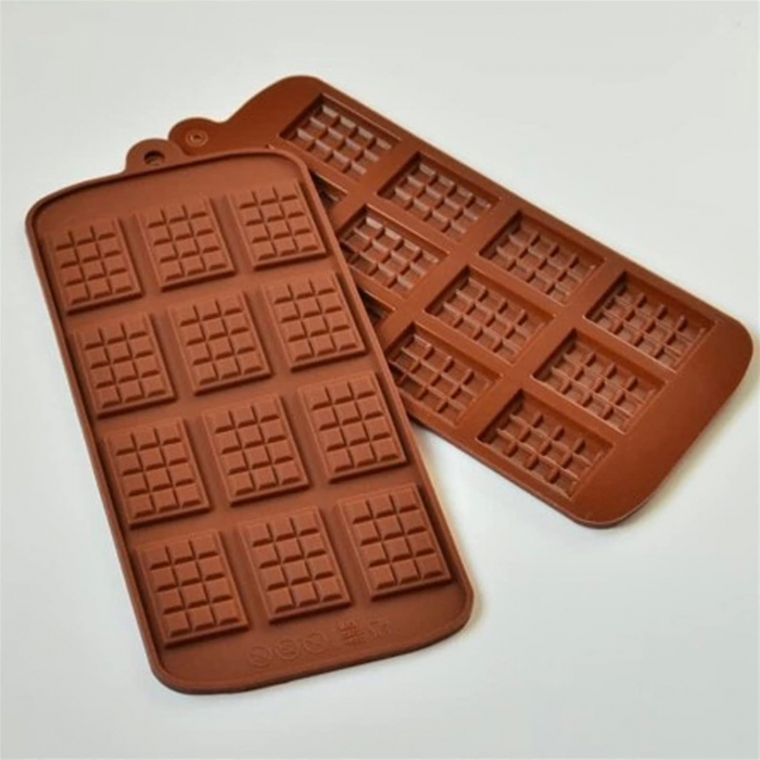 Forma din Silicon, Model Mini Ciocolate pentru Ciocolata de Casa, Bomboane, Jeleuri sau Cuburi de Gheata, CBD CORAL BEST DEALS [11]