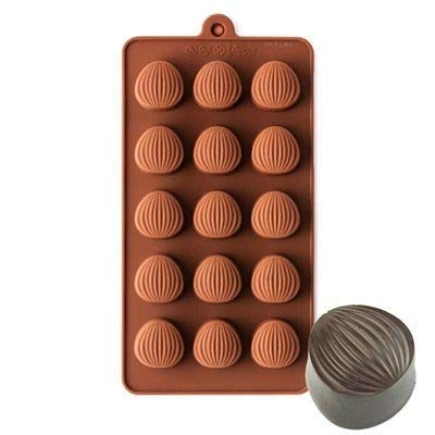 Forma din Silicon, Model Scoica pentru Ciocolata de Casa, Bomboane, Jeleuri sau Cuburi de Gheata, CBD CORAL BEST DEALS [10]