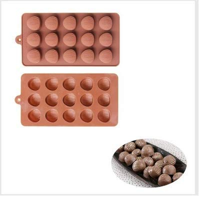 Forma din Silicon, Model Scoica pentru Ciocolata de Casa, Bomboane, Jeleuri sau Cuburi de Gheata, CBD CORAL BEST DEALS [8]