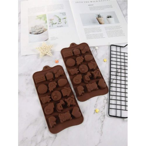 Forma din Silicon, Model Simboluri pentru Ciocolata de Casa, Bomboane, Jeleuri sau Cuburi de Gheata, CBD CORAL BEST DEALS [1]