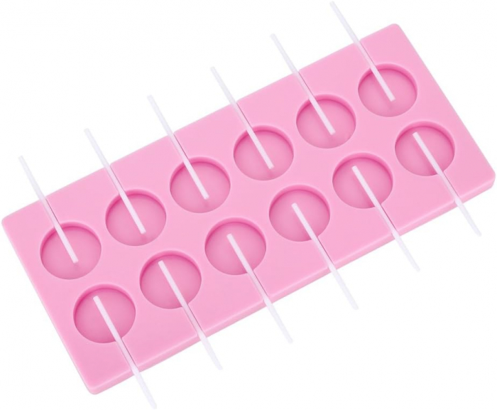 Formă Silicon Roz pentru 12 Cake Pops - CBD CORAL BEST DEALS [4]