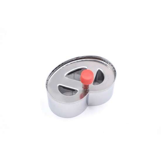 Formă pentru prăjituri Formă pentru covrigei Decupator aluat Cu arc Produse de patiserie Accesorii bucătărie Cuțit pentru decupat Design roșu CBD Coral Best Deals Instrumente de copt [4]