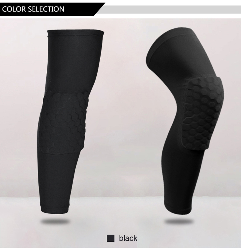Genunchiera pentru Protectie Genunchi, Supraelastica cu Tampon, Compatibila Unisex, 48cm, Negru, CBD CORAL BEST DEALS Negru [8]