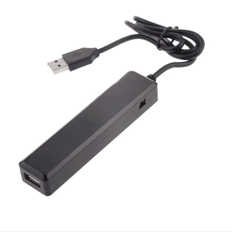 Hub cu 7 Porturi USB cu Transfer Super Rapid 480mbps Hi-Speed, Buton On/Off, Negru, CBD CORAL BEST DEALS Negru [5]