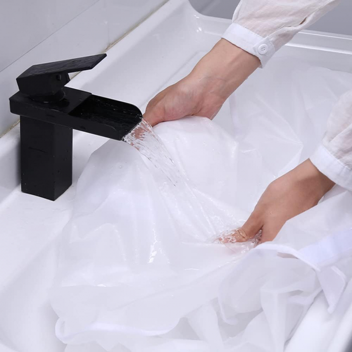 Husa Protectie Haine, pentru Dressing sau Sifonier, Material Premium Impermeabil, 50 x 60 x 150 cm, Alb, CBD CORAL BEST DEALS [2]