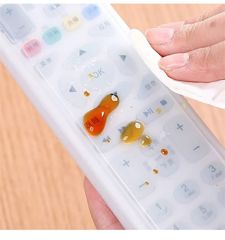 Husa Telecomanda Televizor, Model Universal din Silicon Flexibil, Transparenta, CBD CORAL BEST DEALS [9]