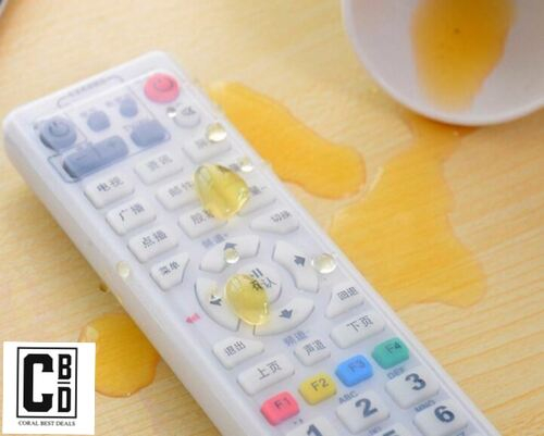 Husa Telecomanda Televizor, Model Universal din Silicon Flexibil, Transparenta, CBD CORAL BEST DEALS [3]