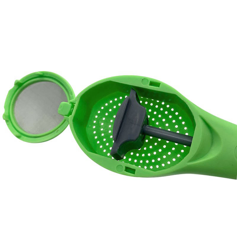 Infuzor ceai, cu Strecuratoare pentru Ceai Natural, Reutilizare Indelungata, Premium 2 in 1, PVC Verde, CBD CORAL BEST DEALS Verde 0.01 l [2]