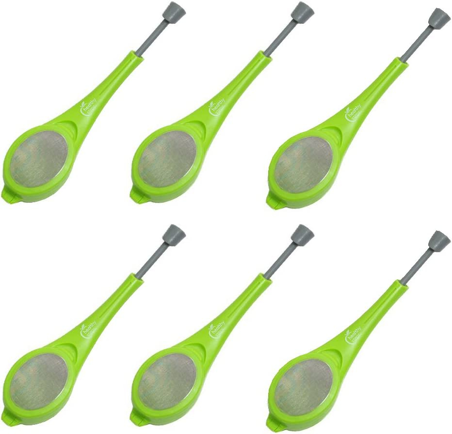 Infuzor ceai, cu Strecuratoare pentru Ceai Natural, Reutilizare Indelungata, Premium 2 in 1, PVC Verde, CBD CORAL BEST DEALS Verde 0.01 l [8]