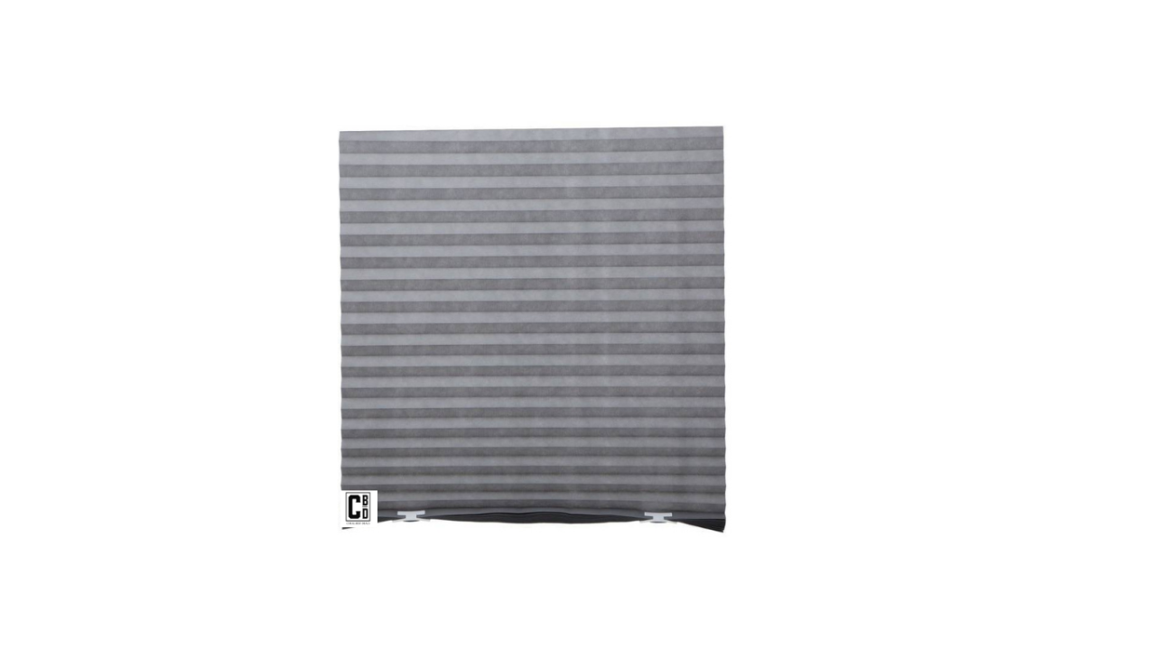 Jaluzea Plisată Autoadezivă 60×150 cm Gri - PVC Textil, Eleganță și Practicitate pentru Fereastră | Coral Best Deals [7]