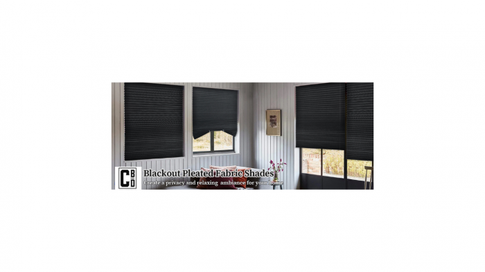 Jaluzea Plisată Neagră Autoadezivă 60 x 150 cm - CBD CORAL BEST DEALS [12]