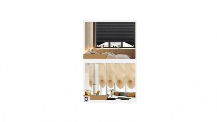 Jaluzea Plisată Neagră Autoadezivă 60 x 150 cm - CBD CORAL BEST DEALS [4]