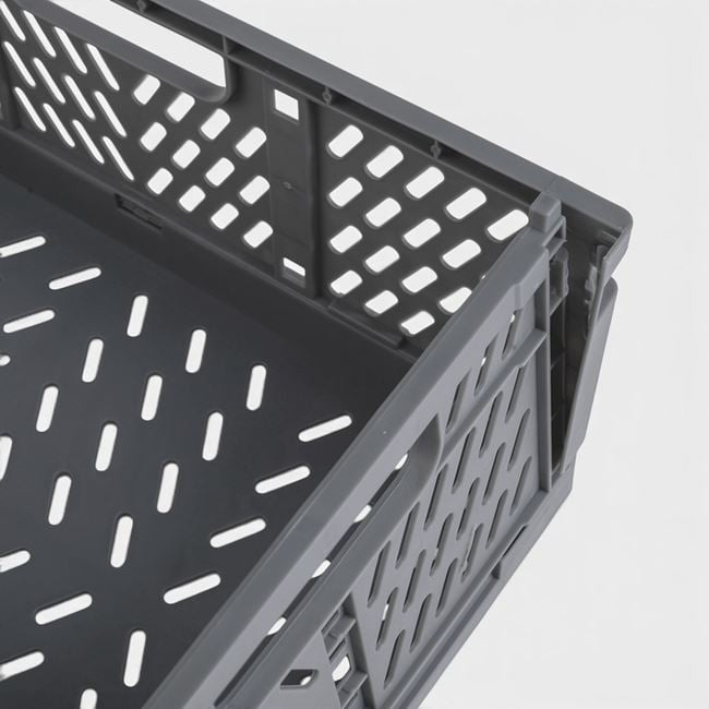 Lădiță pliabilă gri din plastic 6,5 L [4]