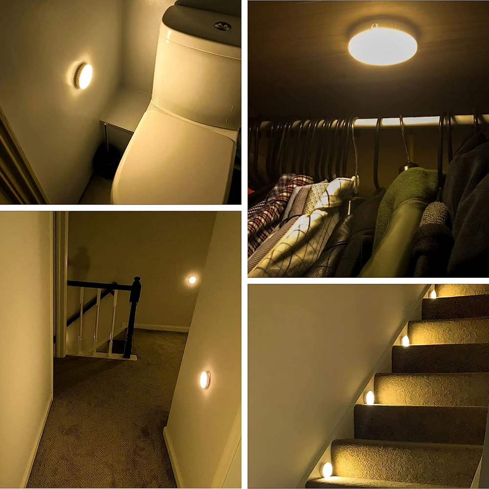 Lampa LED Inteligenta cu Senzor de Lumina, Wireless, Premium, Alb, CBD CORAL BEST DEALS 9 cm [7]