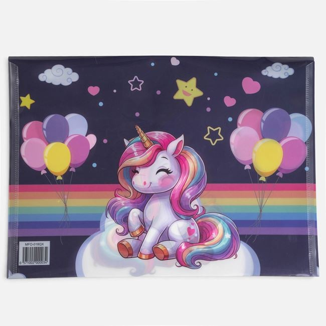 Mapă cu Capsa Unicorn si Baloane 33x24cm [3]