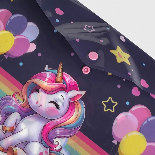 Mapă cu Capsa Unicorn si Baloane 33x24cm [2]