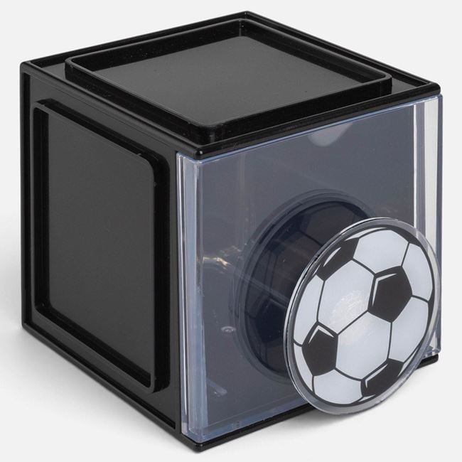 Mini organizator birou cu minge de fotbal 8,5x8,5x8,5 cm [3]